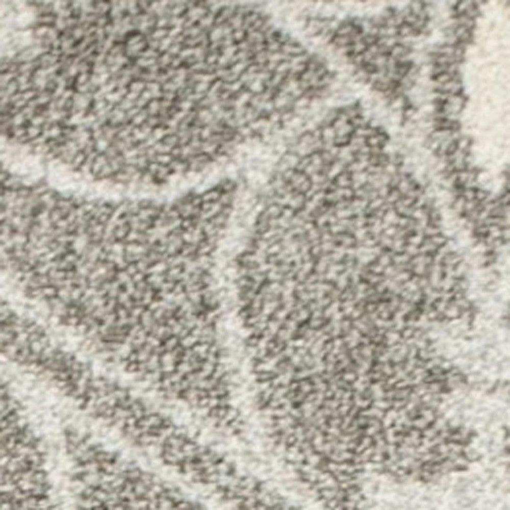 7' X 10' Gray Moroccan Indoor Outdoor Area Rug - Homeroots - Flyclothing LLC