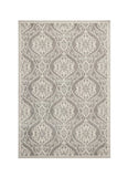 7' X 10' Silver Moroccan Indoor Outdoor Area Rug - Homeroots - Flyclothing LLC