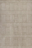 7' X 9' Beige and Ivory Geometric Indoor Outdoor Area Rug - Homeroots - Flyclothing LLC