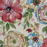 5' X 8' Sand Beige Hand Hooked Oversized Floral Indoor Area Rug - Homeroots - Flyclothing LLC