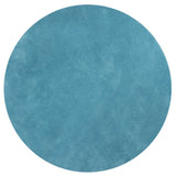 6' Highlighter Blue Round Indoor Shag Rug - Homeroots - Flyclothing LLC