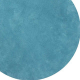 6' Highlighter Blue Round Indoor Shag Rug - Homeroots - Flyclothing LLC