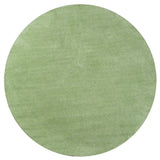 6' Round Spearmint Green Plain Indoor Area Rug - Homeroots - Flyclothing LLC