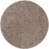 6' Round Beige Heather Plain Indoor Area Rug - Homeroots - Flyclothing LLC