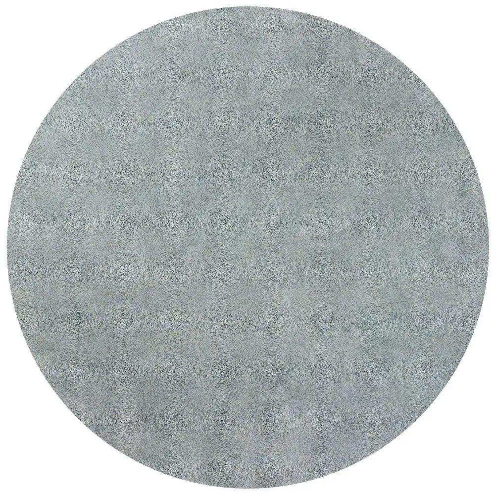 6' Blue Heather Round Indoor Shag Rug - Homeroots - Flyclothing LLC