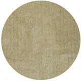 6' Yellow Heather Round Indoor Shag Rug - Homeroots - Flyclothing LLC