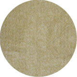 6' Yellow Heather Round Indoor Shag Rug - Homeroots - Flyclothing LLC