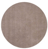 6' Round Beige Plain Indoor Area Rug - Homeroots - Flyclothing LLC