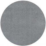 6' Grey Round Indoor Shag Rug - Homeroots - Flyclothing LLC