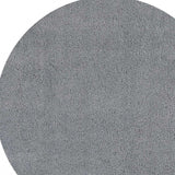 6' Grey Round Indoor Shag Rug - Homeroots - Flyclothing LLC