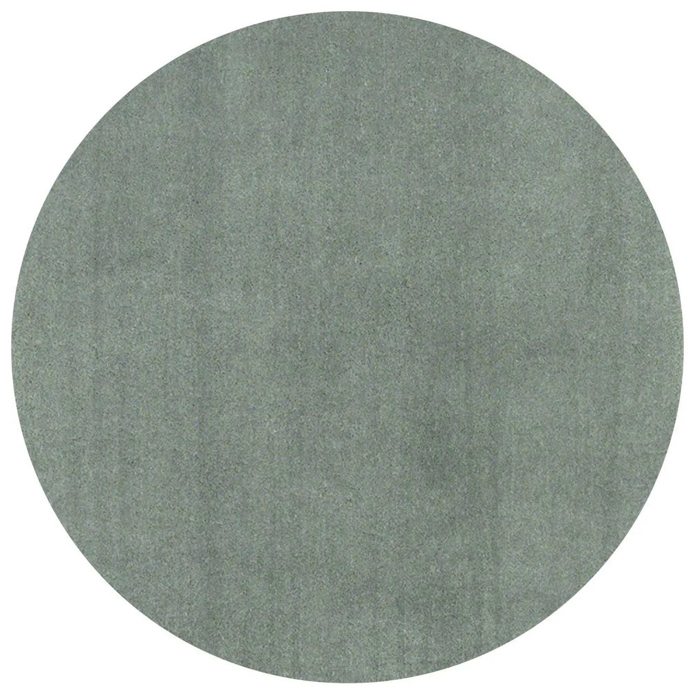 6' Slate Blue Round Indoor Shag Rug - Homeroots - Flyclothing LLC