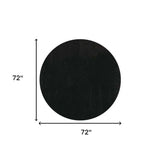 6' Brown Round Hand Woven Area Rug - Homeroots - Flyclothing LLC