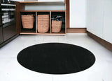 6' Brown Round Hand Woven Area Rug - Homeroots - Flyclothing LLC