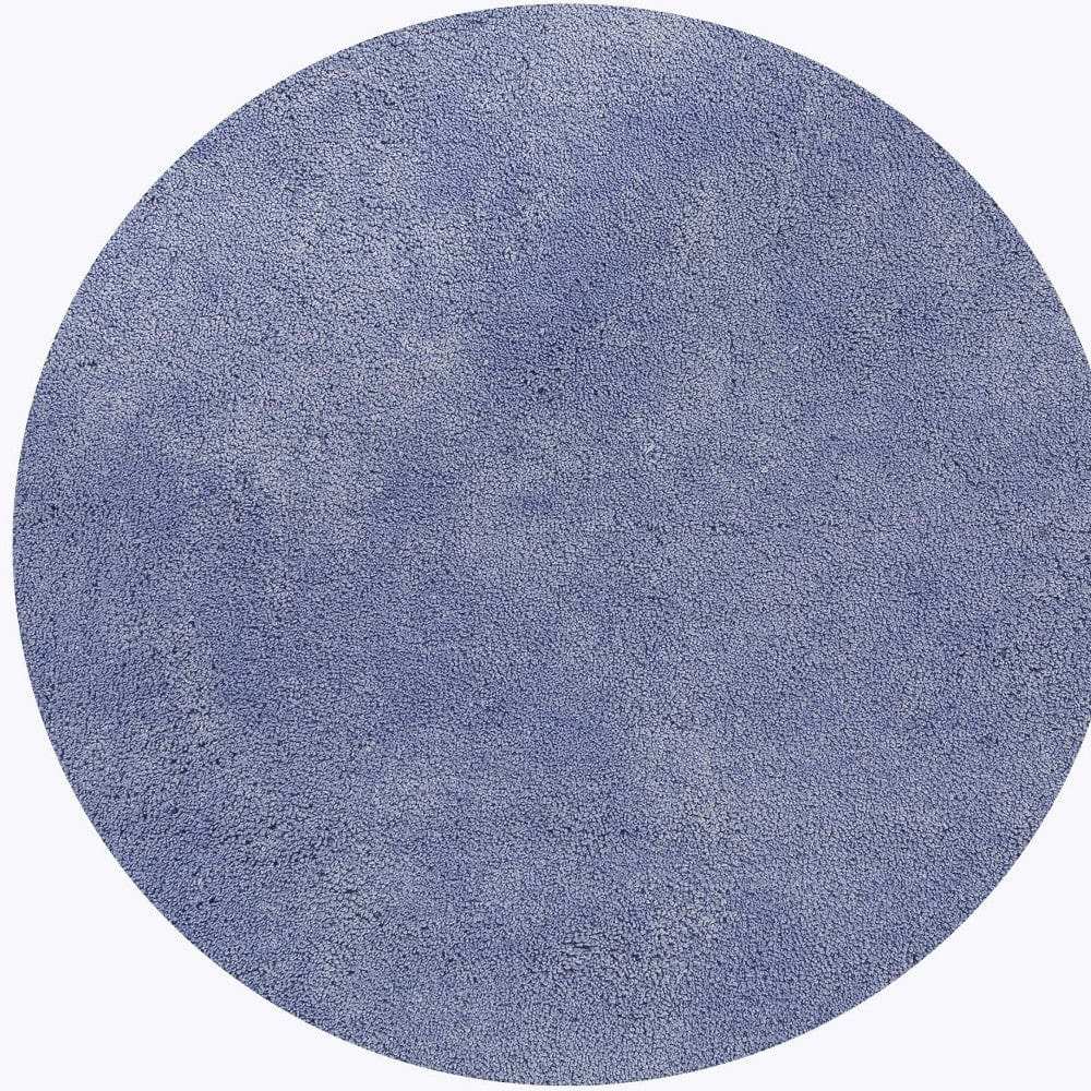 6' Purple Round Indoor Shag Rug - Homeroots - Flyclothing LLC