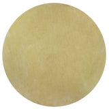 6' Round Polyester Canary Yellow Area Rug - Homeroots - Flyclothing LLC