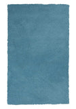5' X 7' Highlighter Blue Plain Indoor Area Rug - Homeroots - Flyclothing LLC