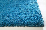 5' X 7' Highlighter Blue Plain Indoor Area Rug - Homeroots - Flyclothing LLC