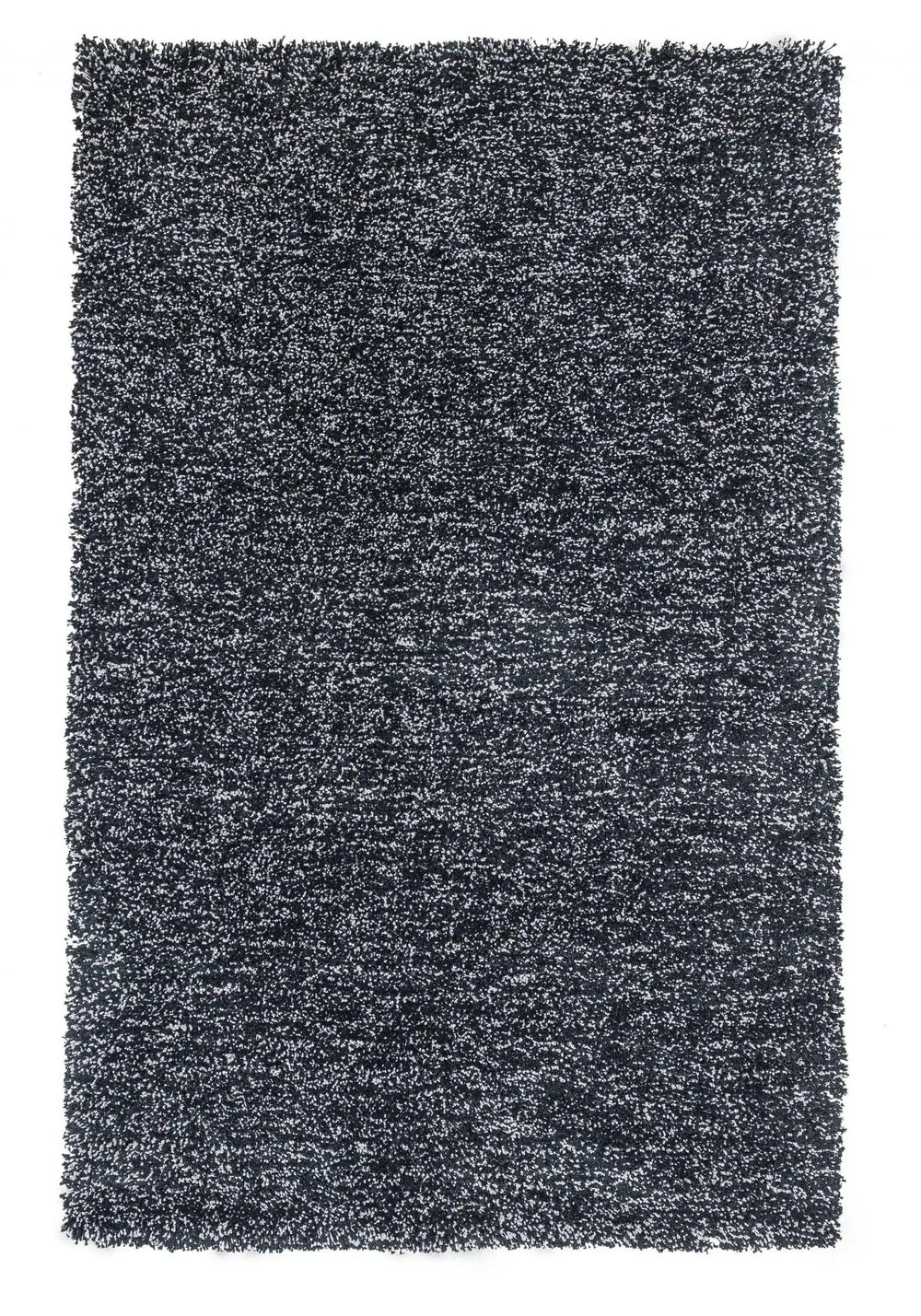 5' X 7' Black Heather Indoor Shag Rug - Homeroots - Flyclothing LLC