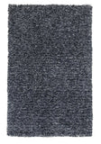 5' X 7' Black Heather Indoor Shag Rug - Homeroots - Flyclothing LLC