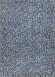 5' X 7' Indigo Ivory Heather Indoor Shag Rug - Homeroots - Flyclothing LLC