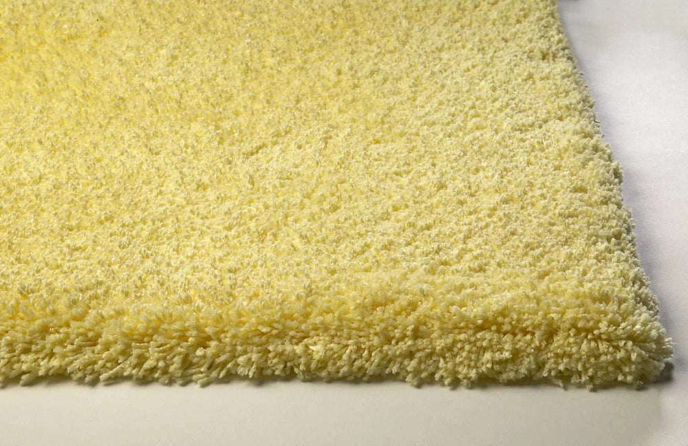 5' X 7' Canary Yellow Indoor Shag Rug - Homeroots - Flyclothing LLC