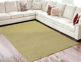 5' X 7' Canary Yellow Indoor Shag Rug - Homeroots - Flyclothing LLC