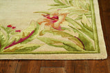 4' X 6' Ivory Hand Tufted Bordered Tropical Plant Indoor Area Rug - Homeroots - Flyclothing LLC