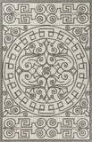 5' X 8' Gray and Ivory Damask Handmade Indoor Outdoor Area Rug - Homeroots - Flyclothing LLC