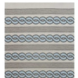 5' X 7' Ivory and Blue Abstract Indoor Outdoor Area Rug - Homeroots - Flyclothing LLC