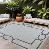 5' X 7' Ivory Indoor Outdoor Area Rug - Homeroots - Flyclothing LLC