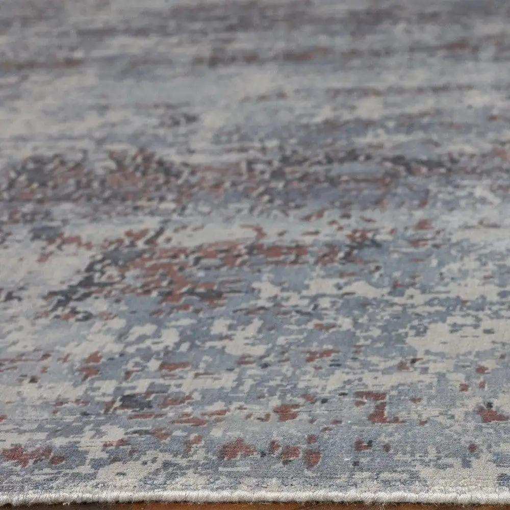 3' X 5' Slate Gray Abstract Hand Loomed Area Rug - Homeroots - Flyclothing LLC