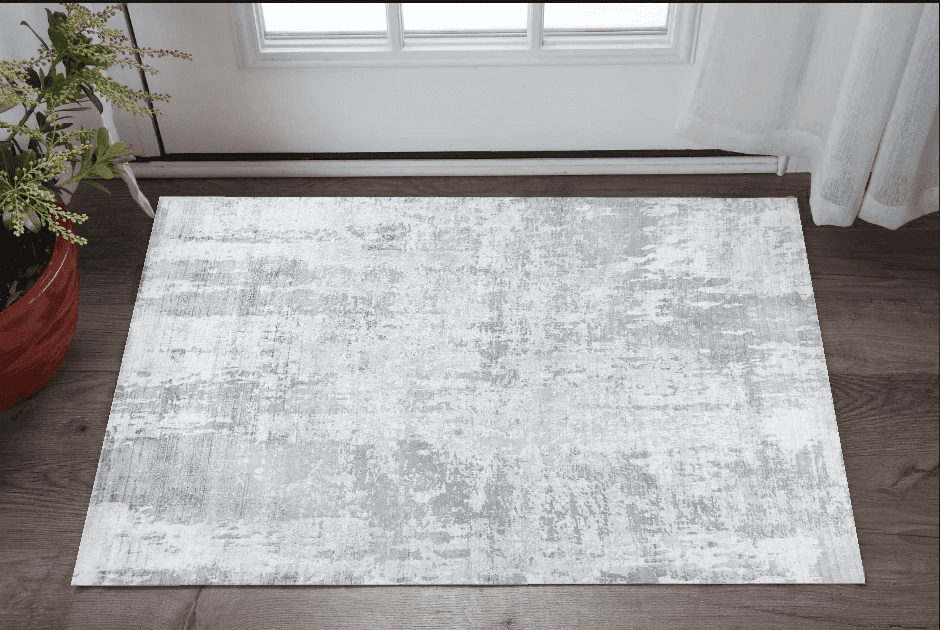 3' X 5' Gray Abstract Hand Loomed Area Rug - Homeroots - Flyclothing LLC