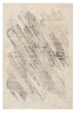 5' X 8' Ivory Grey Machine Woven Abstract Brushstrokes Indoor Area Rug - Homeroots - Flyclothing LLC