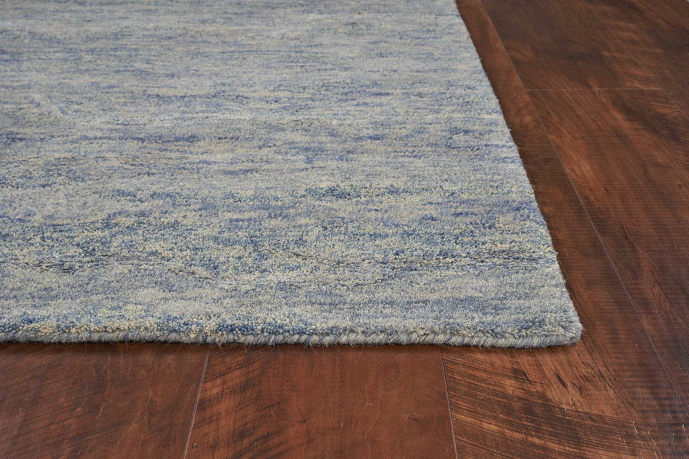 5' X 7' Ocean Blue Hand Tufted Abstract Indoor Area Rug - Homeroots - Flyclothing LLC
