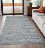 5' X 7' Ocean Blue Hand Tufted Abstract Indoor Area Rug - Homeroots - Flyclothing LLC
