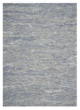 5' X 7' Ocean Blue Hand Tufted Abstract Indoor Area Rug - Homeroots - Flyclothing LLC