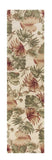 2' X 10' Beige Palm Leaves Wool Indoor Runner Rug - Homeroots - Flyclothing LLC