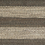 5' X 7' Brown and Beige Striped Hand Woven Area Rug - Homeroots - Flyclothing LLC