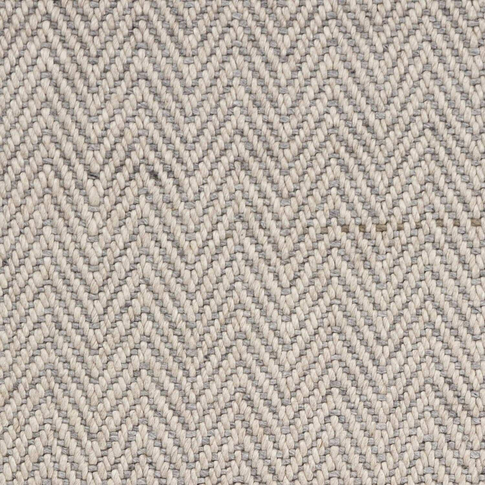 5' X 8' Oatmeal Beige Hand Woven Houndstooth Indoor Area Rug - Homeroots - Flyclothing LLC
