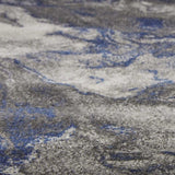 6' X 9' Grey Abstract Marble Design Indoor Area Rug - Homeroots - Flyclothing LLC