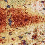 6' X 9' Orange Abstract Area Rug - Homeroots - Flyclothing LLC