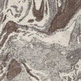 7' X 10' Mocha Brown Machine Woven Abstract Watercolor Indoor Area Rug - Homeroots - Flyclothing LLC