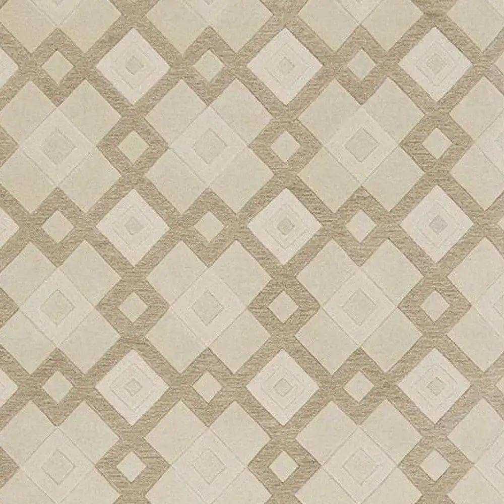 5' X 8' Wool Ivory Area Rug - Homeroots - Flyclothing LLC