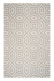 5' X 8' Grey Hand Tufted Geometric Indoor Area Rug - Homeroots - Flyclothing LLC