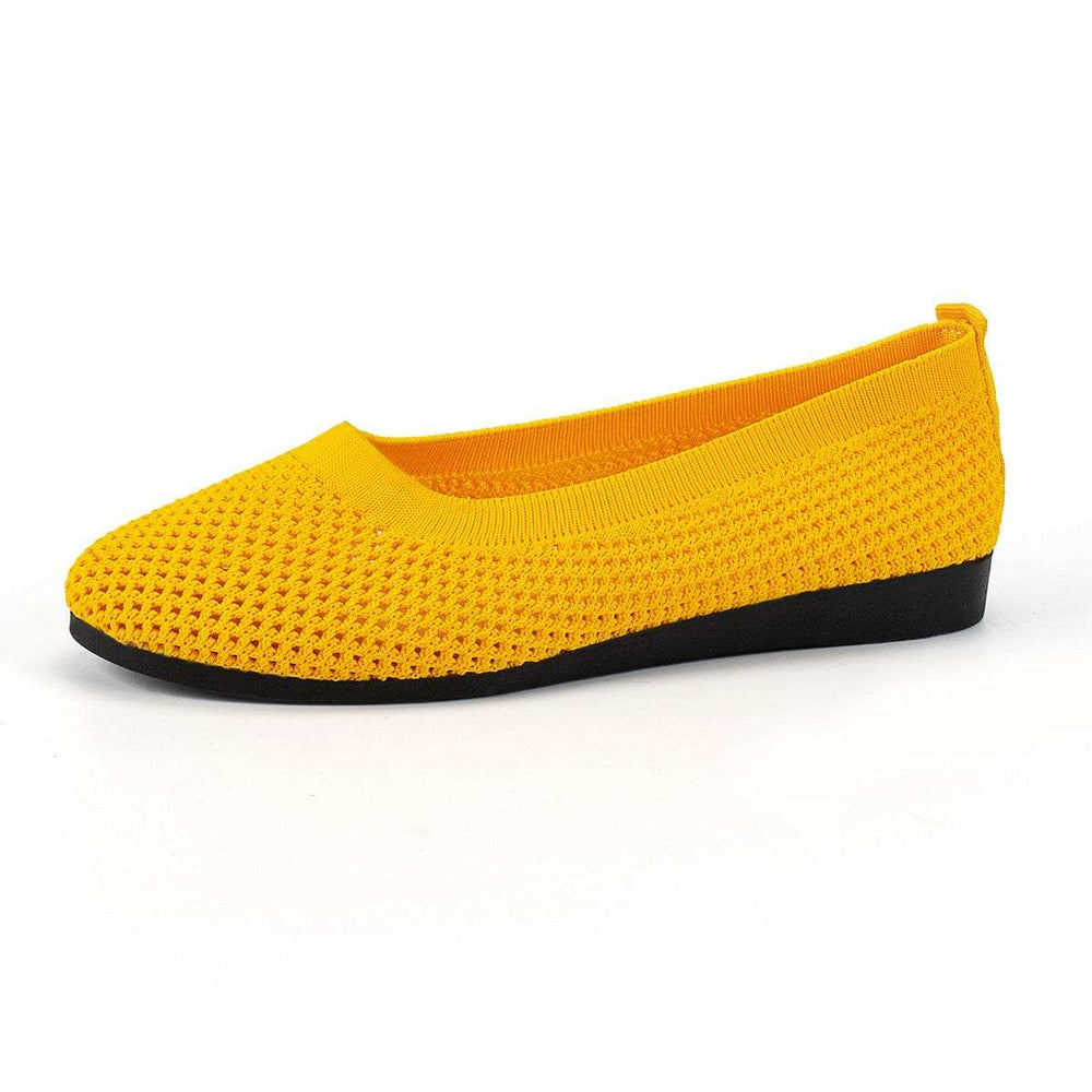 Solid Color Mesh Flat Slip-Ons - Trendsi - Flyclothing LLC