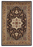 2' X 3' Beige And Black Floral Medallion Area Rug - Homeroots - Flyclothing LLC