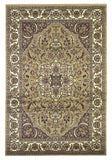 2' X 3' Beige And Ivory Floral Medallion Area Rug - Homeroots - Flyclothing LLC