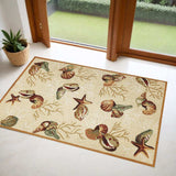 2' X 3' Beige Hand Tufted Area Rug - Homeroots - Flyclothing LLC