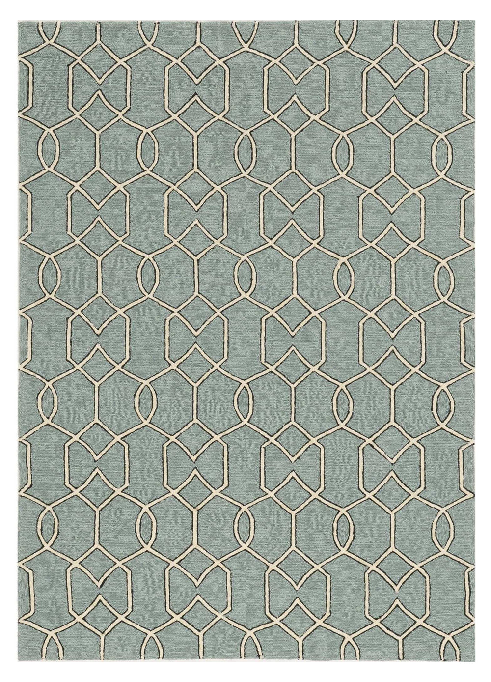 2' X 3' Green and Ivory Hand Hooked Area Rug - Homeroots - Flyclothing LLC