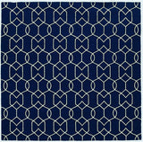 2' X 3' Navy Blue Hand Hooked Area Rug - Homeroots - Flyclothing LLC